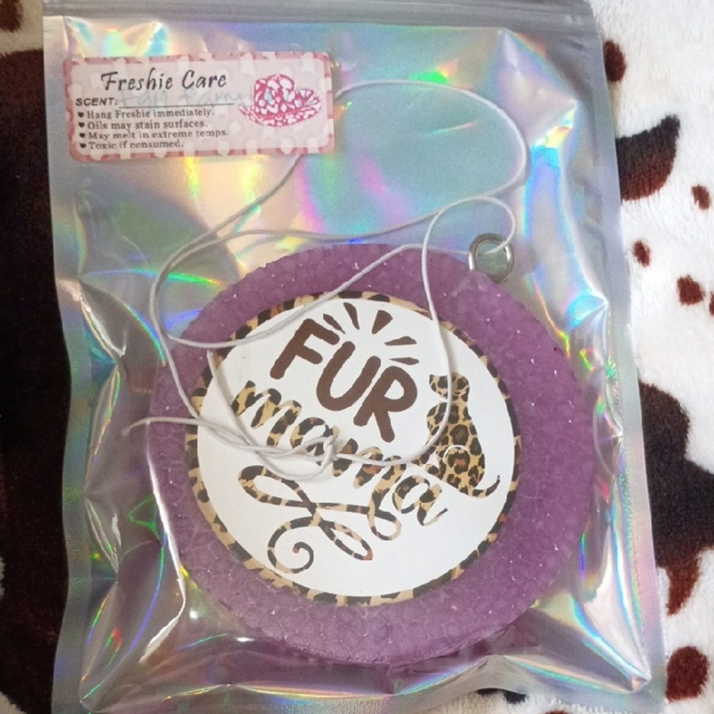 NEW!!! Purple Fur Mama Car Freshie